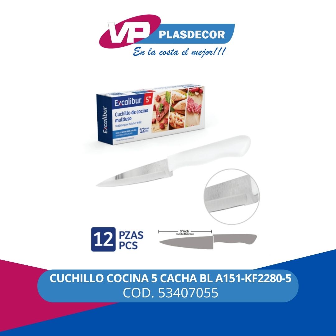 CUCHILLO COCINA 5 CACHA BL A151-KF2280-5