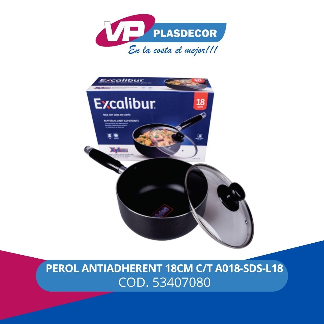 PEROL ANTIADHERENT 18CM C/T A018-SDS-L18