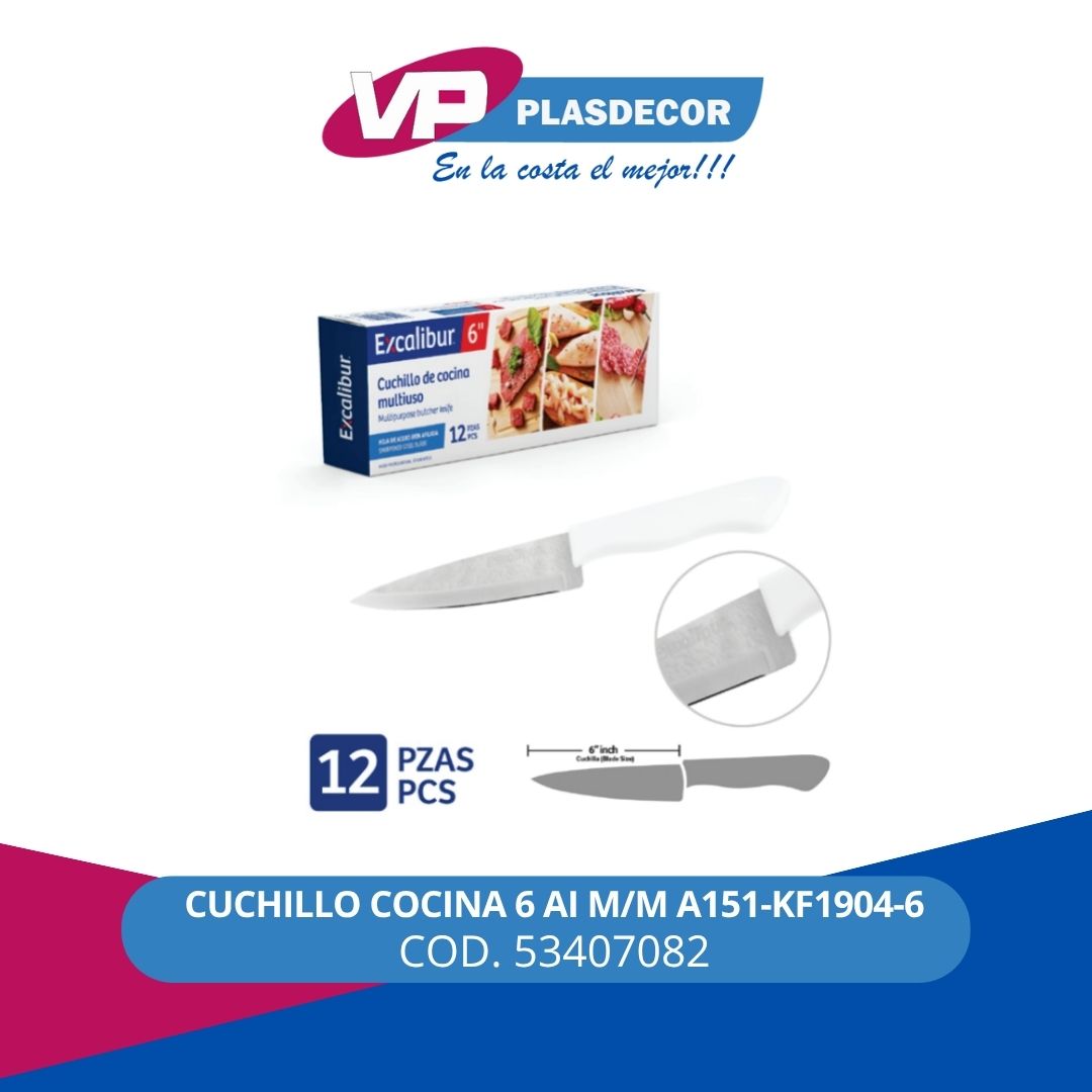 CUCHILLO CARNE 6 AI M/M A151-KF1904-6 - Referencia 53407082 en PLASDECOR Montería