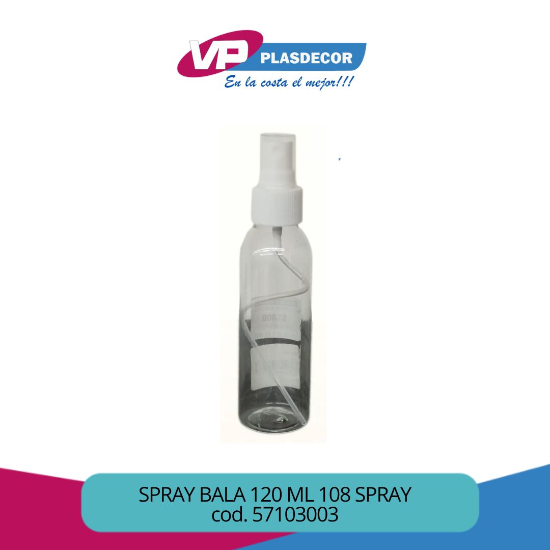 SPRAY BALA 120 ML 108 SPRAY MEDELLIN - Referencia 57103003 en PLASDECOR Montería