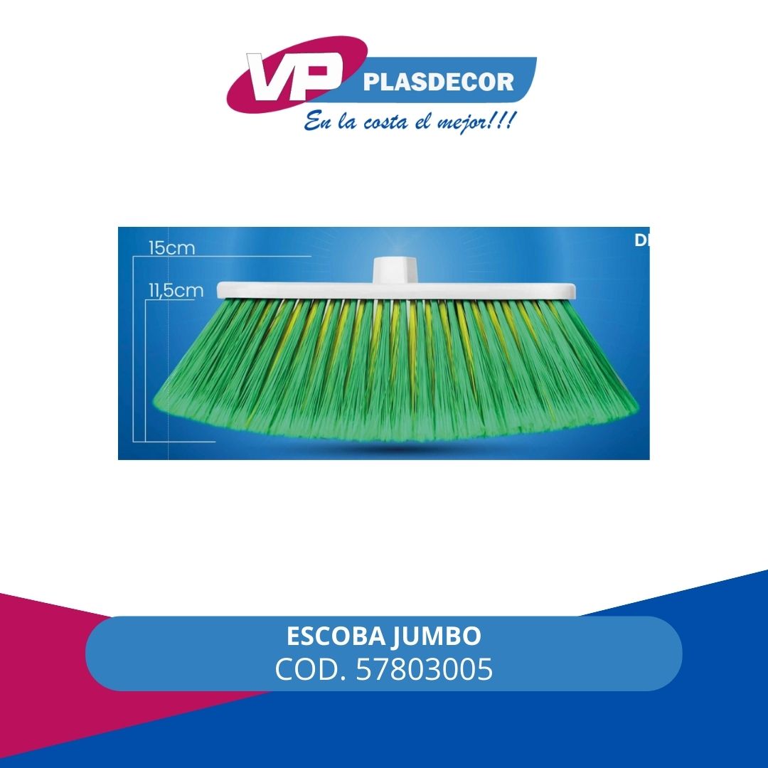ESCOBA JUMBO ANDECOL - Referencia 57803005 en PLASDECOR Montería