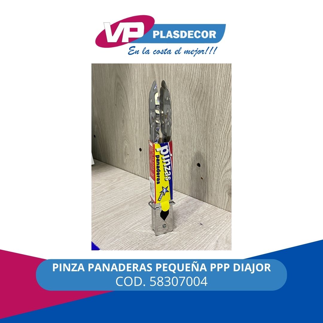 PINZA PANADERAS PEQUENA PPP DIAJOR - Referencia 58307004 en PLASDECOR Montería