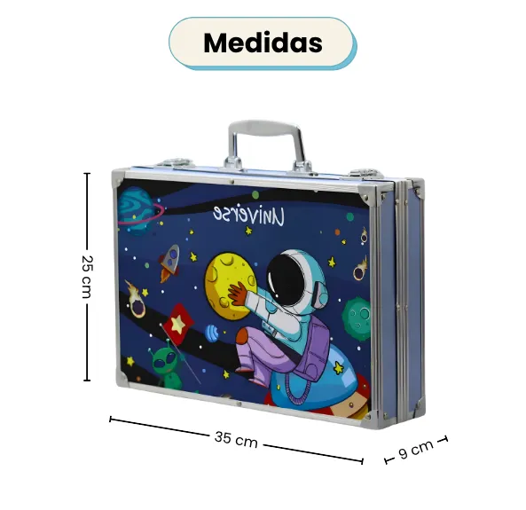 SET ARTE MALETIN 145PCS 9271 DISTR MM - Foto 5