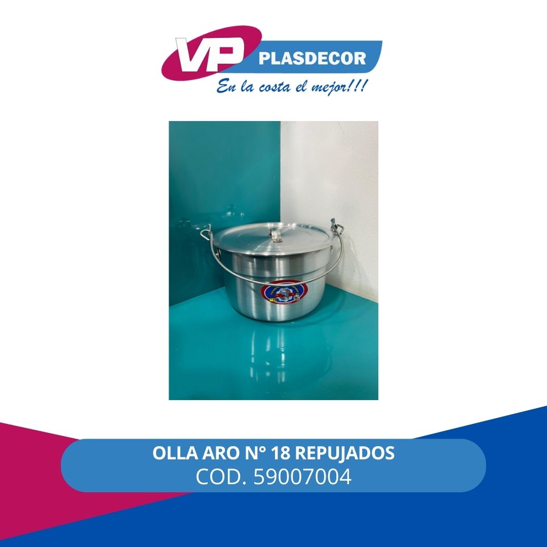 OLLA ARO N 18 REPUJADOS