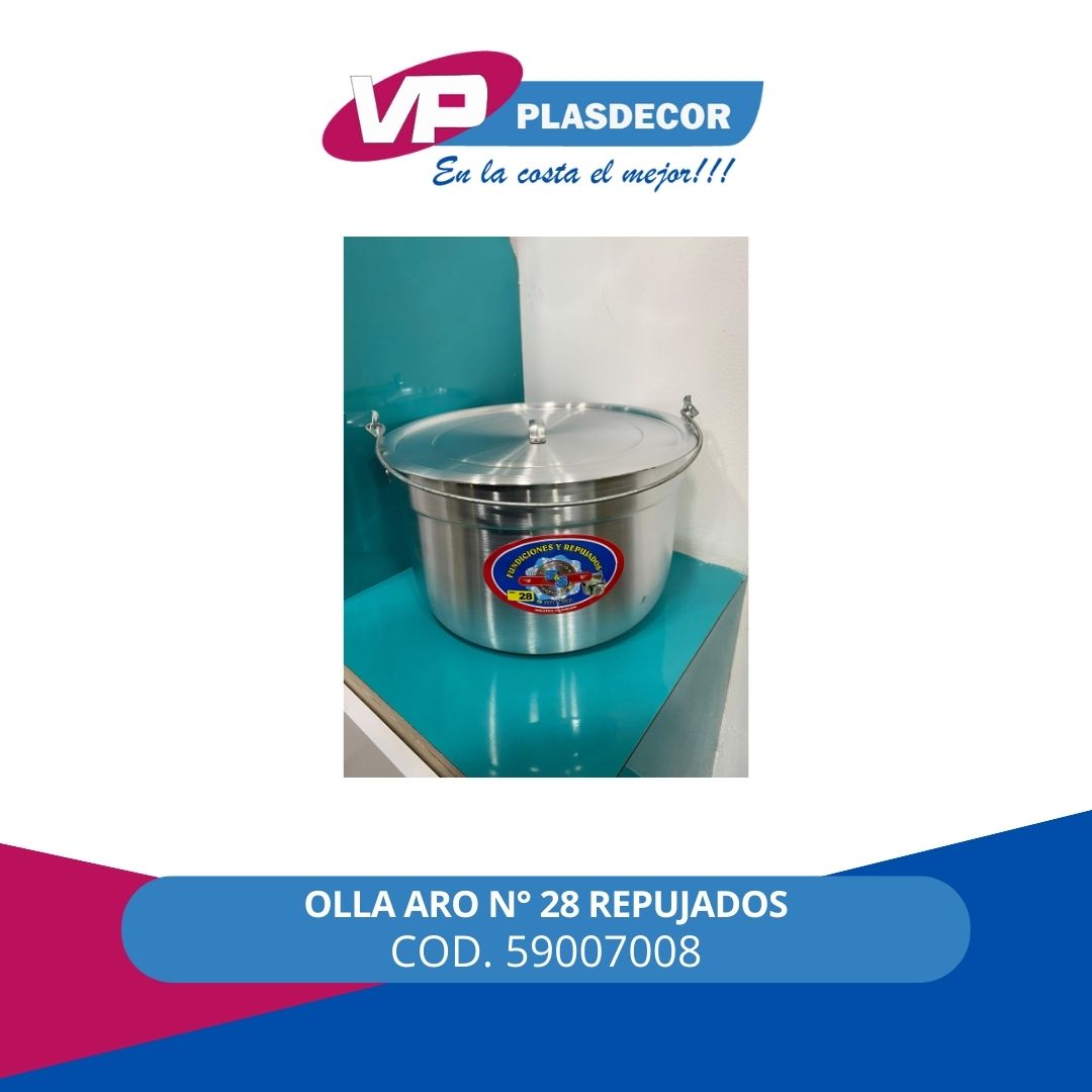 OLLA ARO N  28 REPUJADOS
