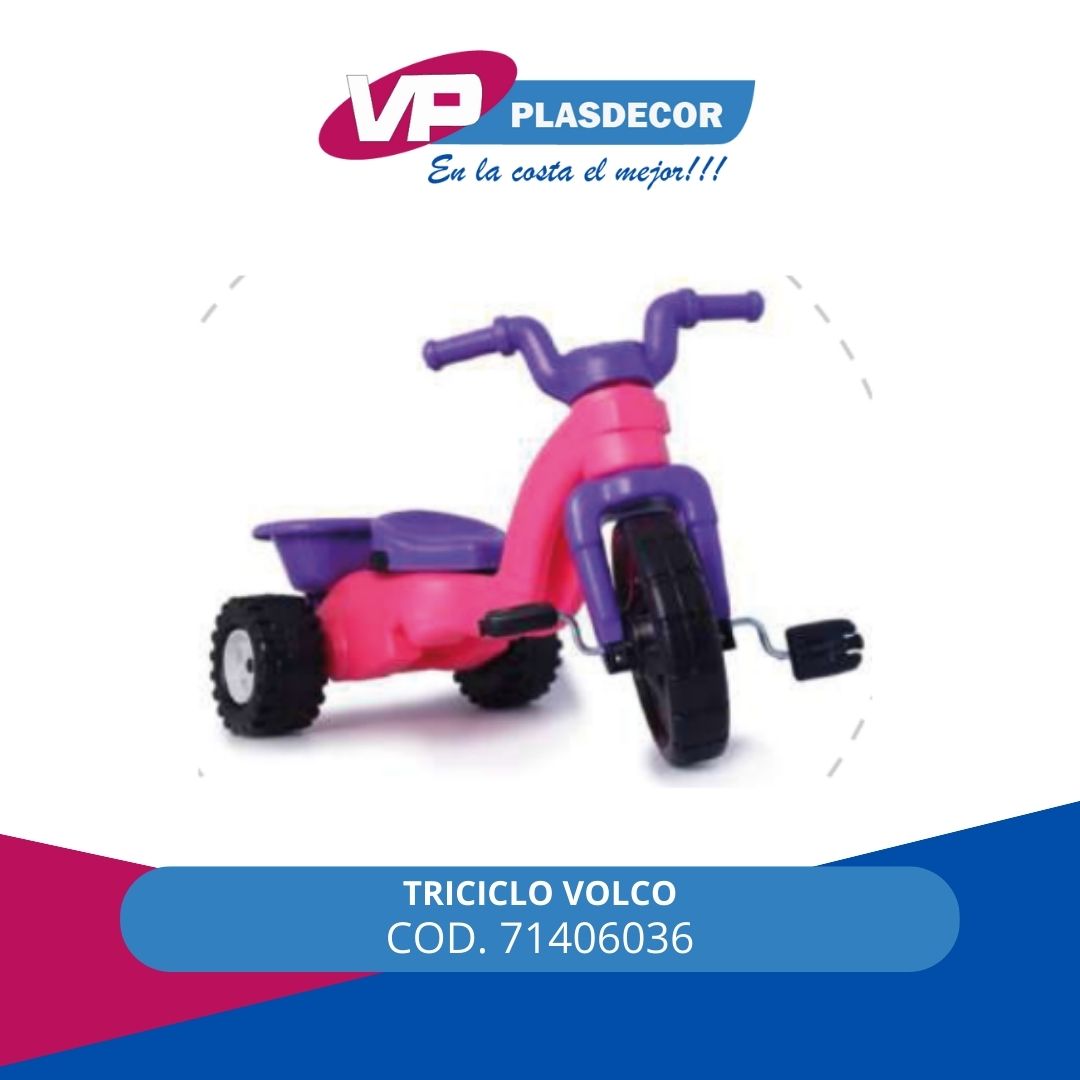 TRICICLO VOLCO PF1500-2 FENIX - Referencia 71406036 en PLASDECOR Montería