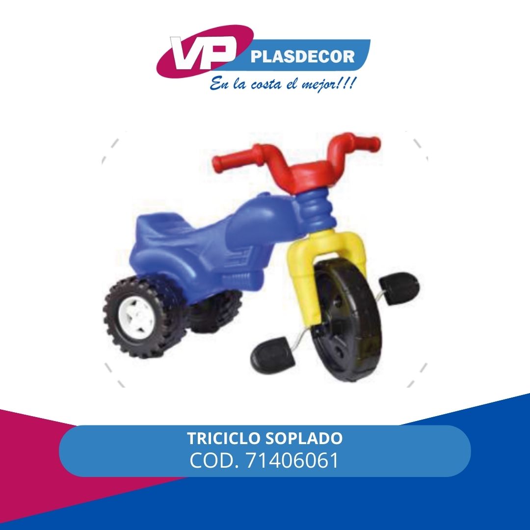 TRICICLO SOPLADO PF1530-1 ORIG - Referencia 71406061 en PLASDECOR Montería