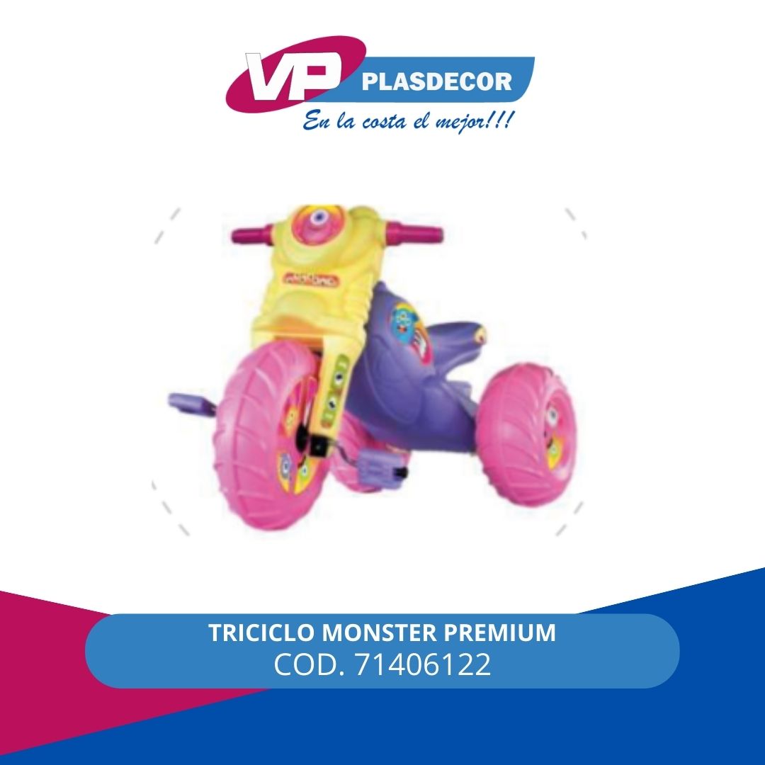 TRICICLO MONSTER PREMIUM PF1525-2 FENIX